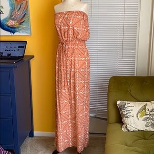 Rusty maxi strapless dress Size M